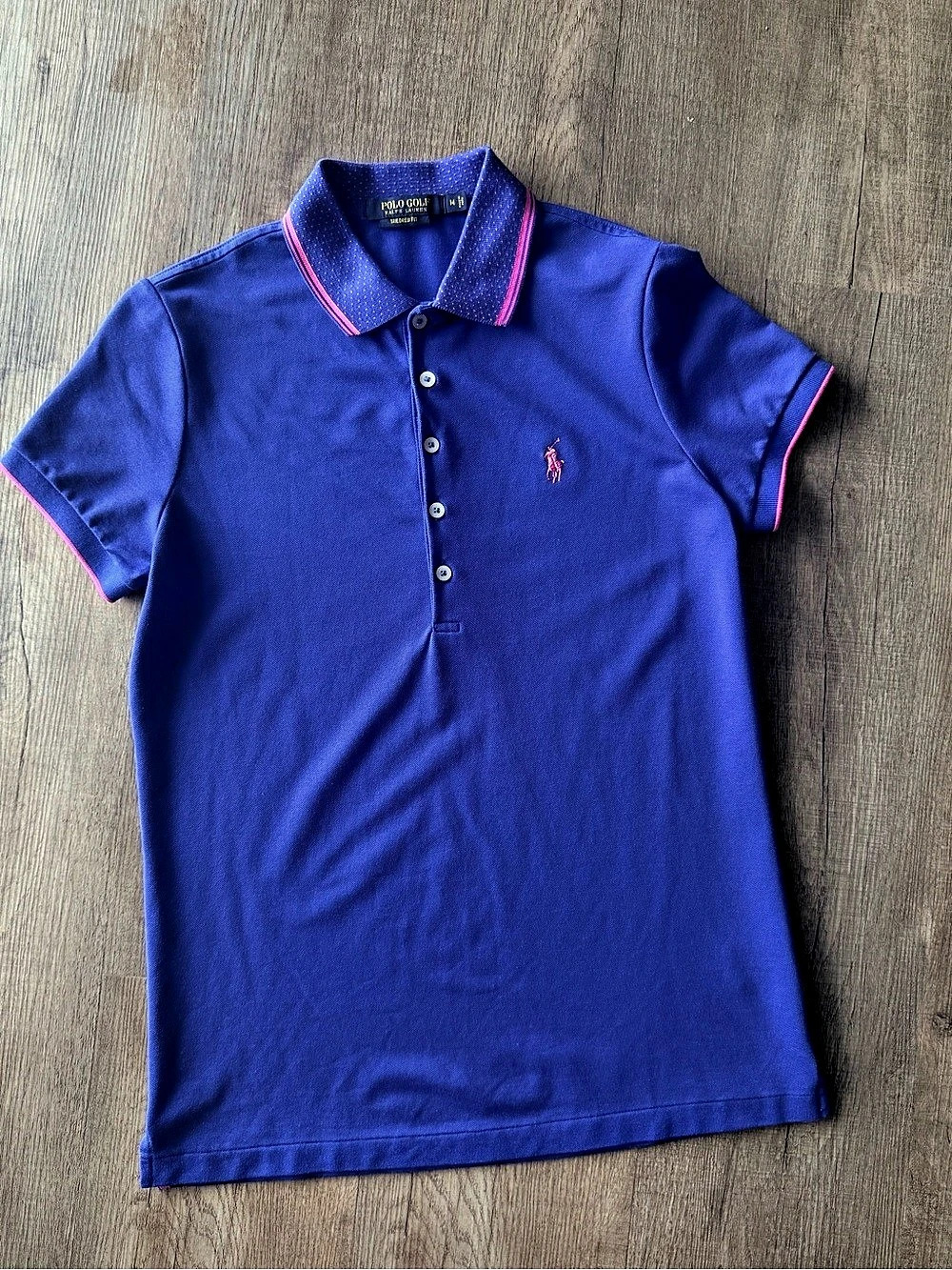 Women’s Polo Golf Blue Polo Shirt Size Medium